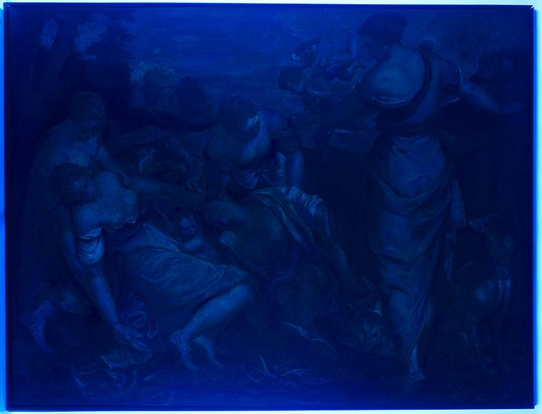 Jacopo Robusti Tintoretto, hans ateljé, Adonis död. (Venere sviene di fronte ad Adone morto).