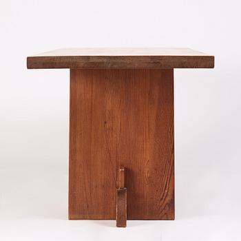 Axel Einar Hjorth, a stained pine "Lovö" table, Nordiska Kompaniet, Sweden 1930s.