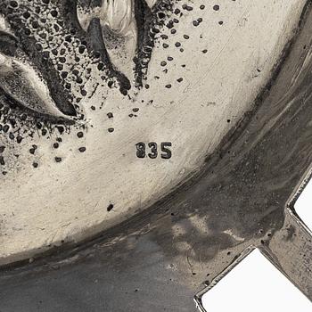 Gallerskålat, 2 st, silver, 1900-tal.