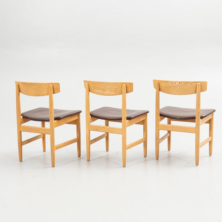 Børge Mogensen, Chairs, 5 pcs, "Öresund", Karl Andersson & Söner, second half of the 20th century.