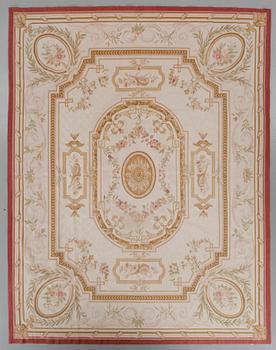 A Chinese Aubusson style carpet ca 310 x 239 cm.