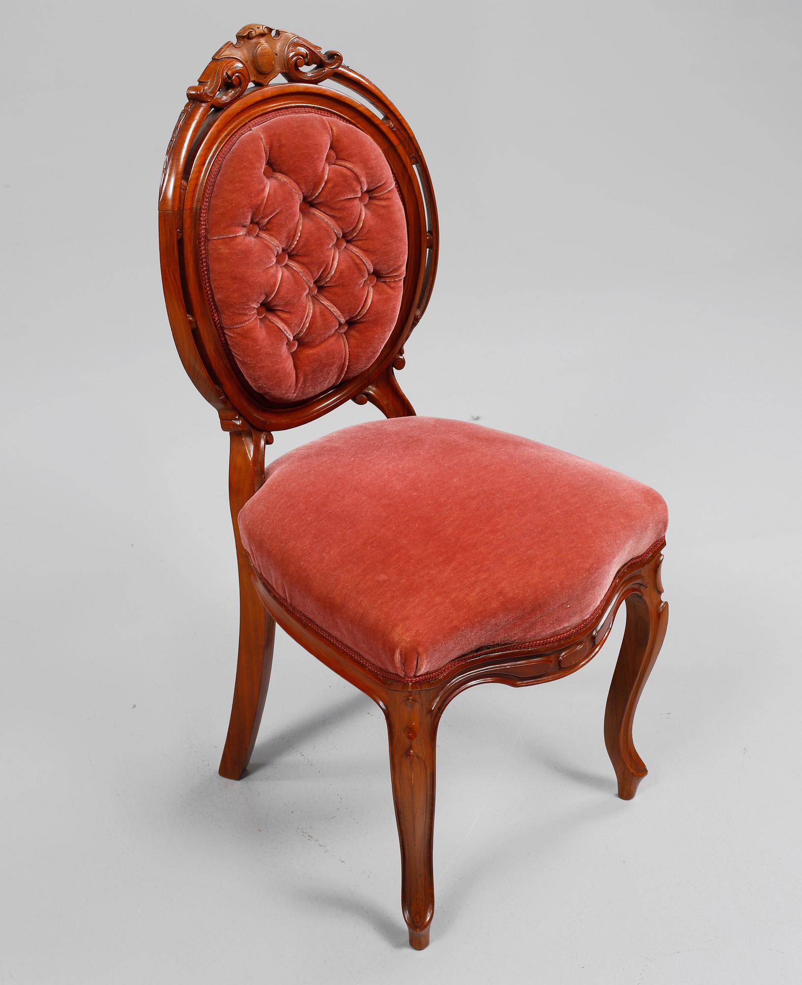 STOLAR, 6 st, nyrokoko, 1800-talets slut.