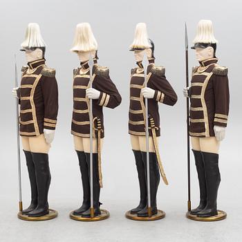 Props, four mannequins, from the Swedish Royal Opera in Stockholm.