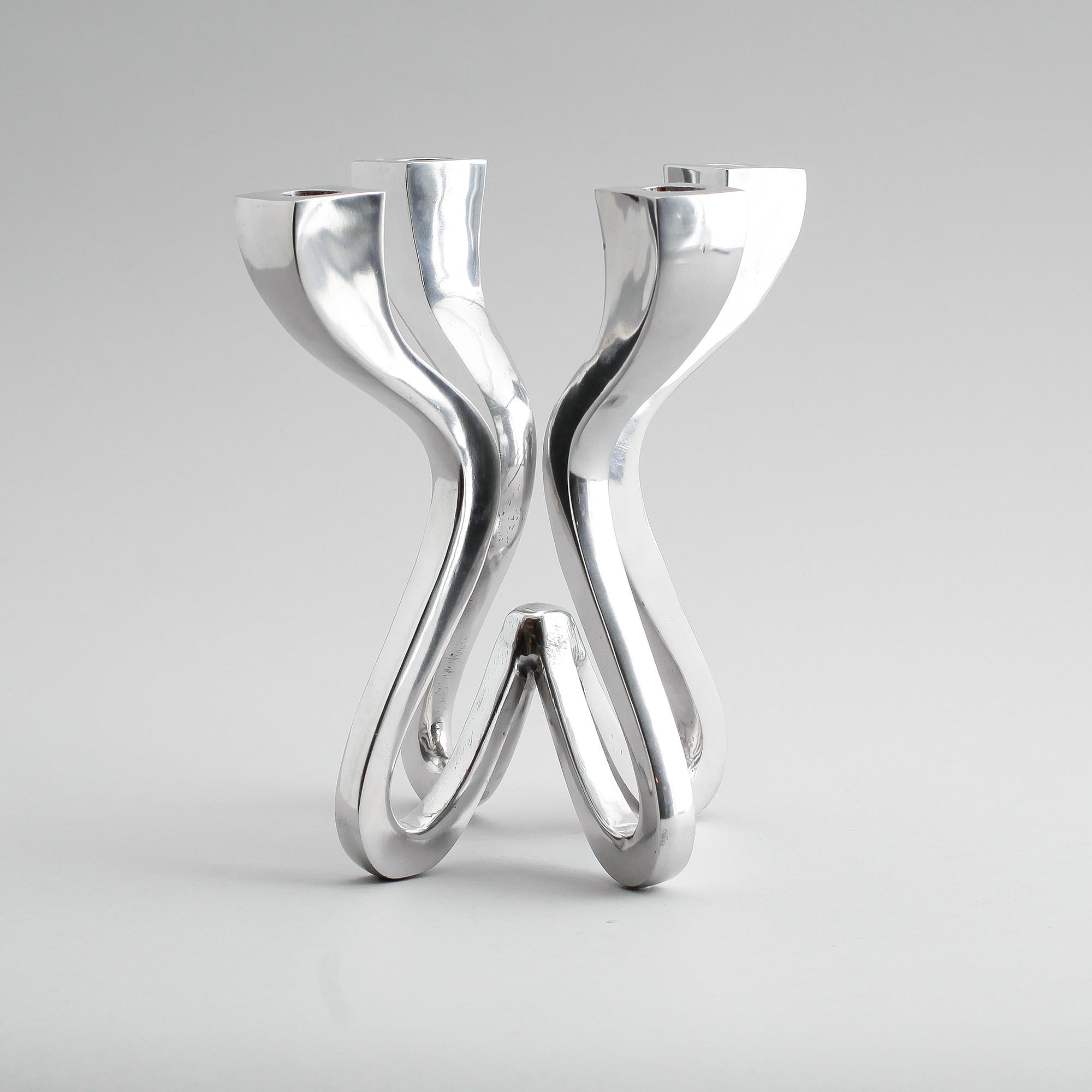 LJUSSTAKE, metall, 1900-/2000-tal.