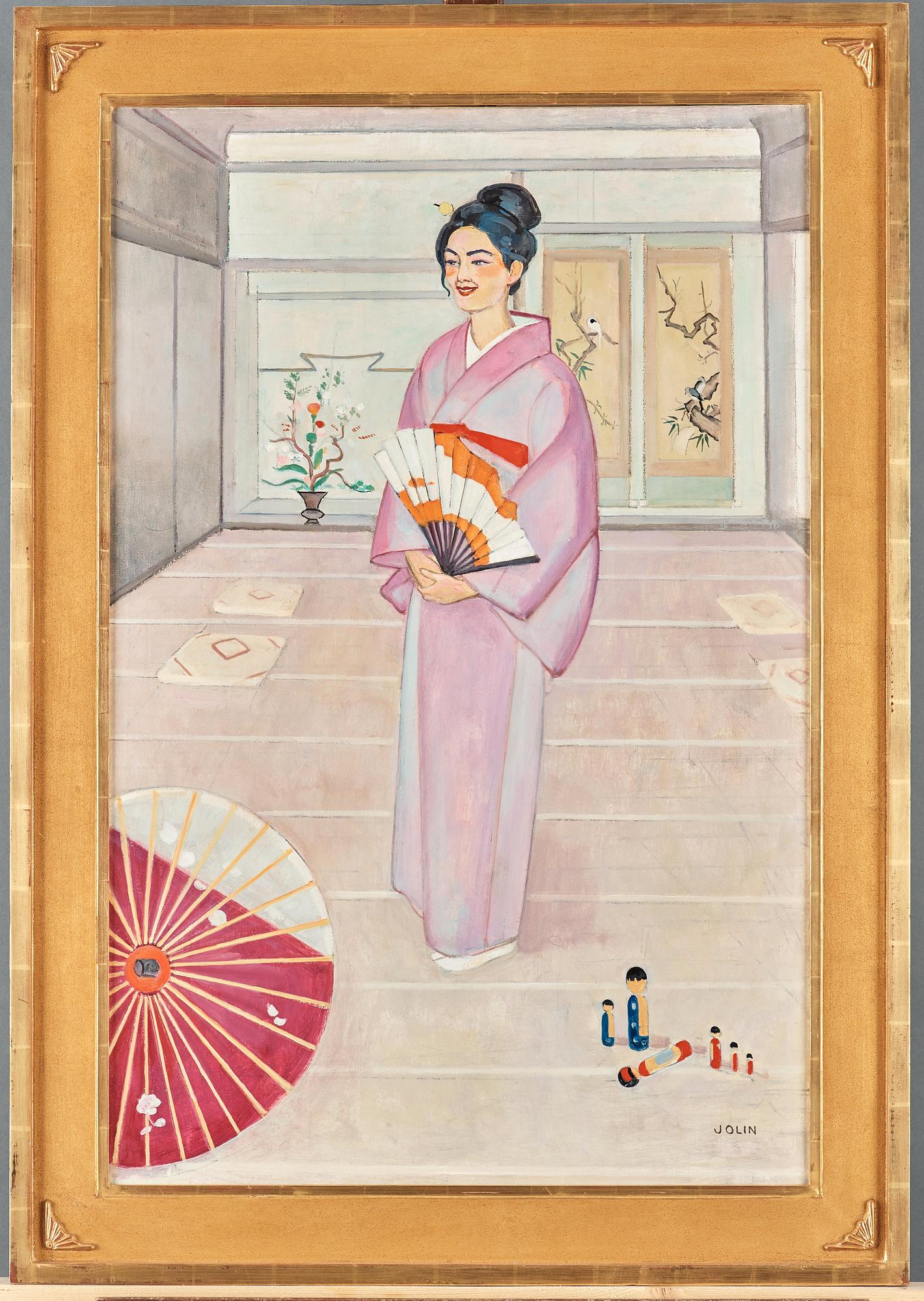 Einar Jolin, "Asiatiska i kimono".
