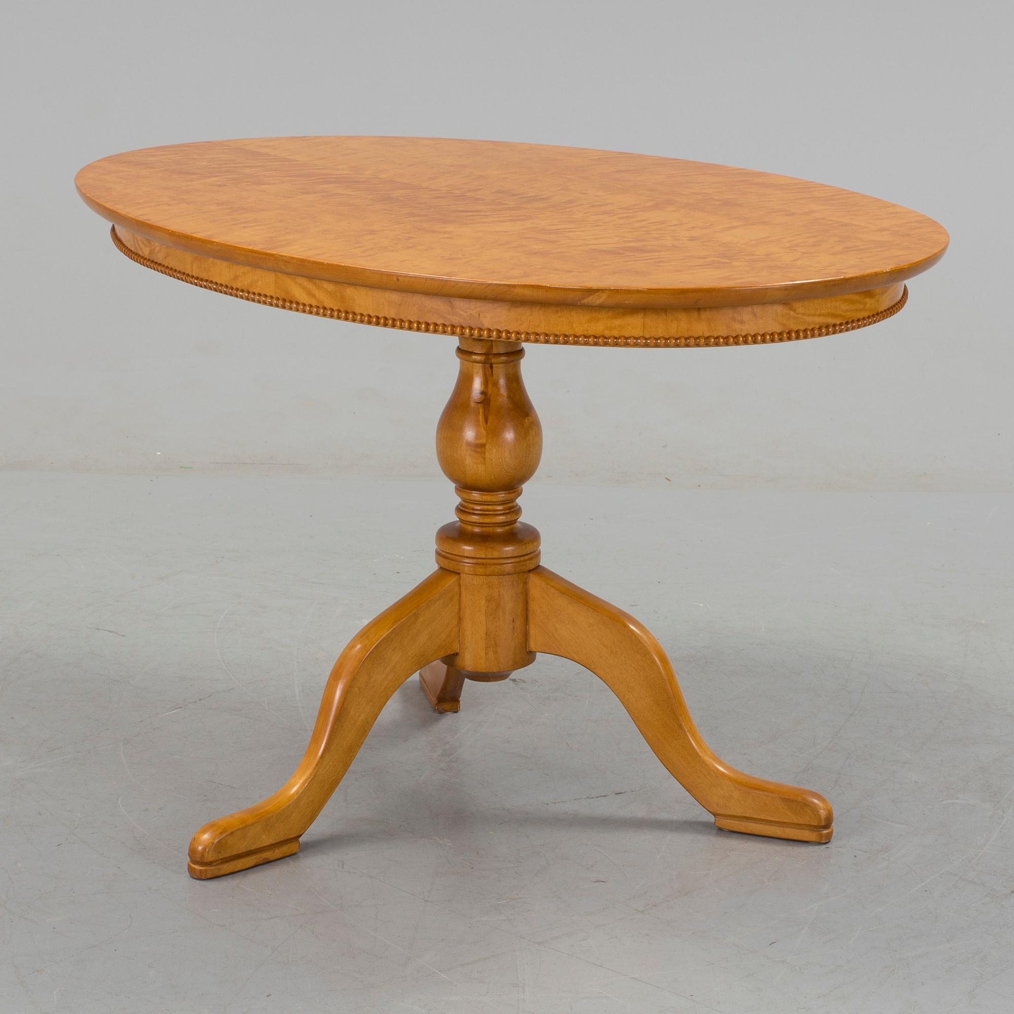A birch coffee table by Henry Boberg, Gränna, early 1990´s.