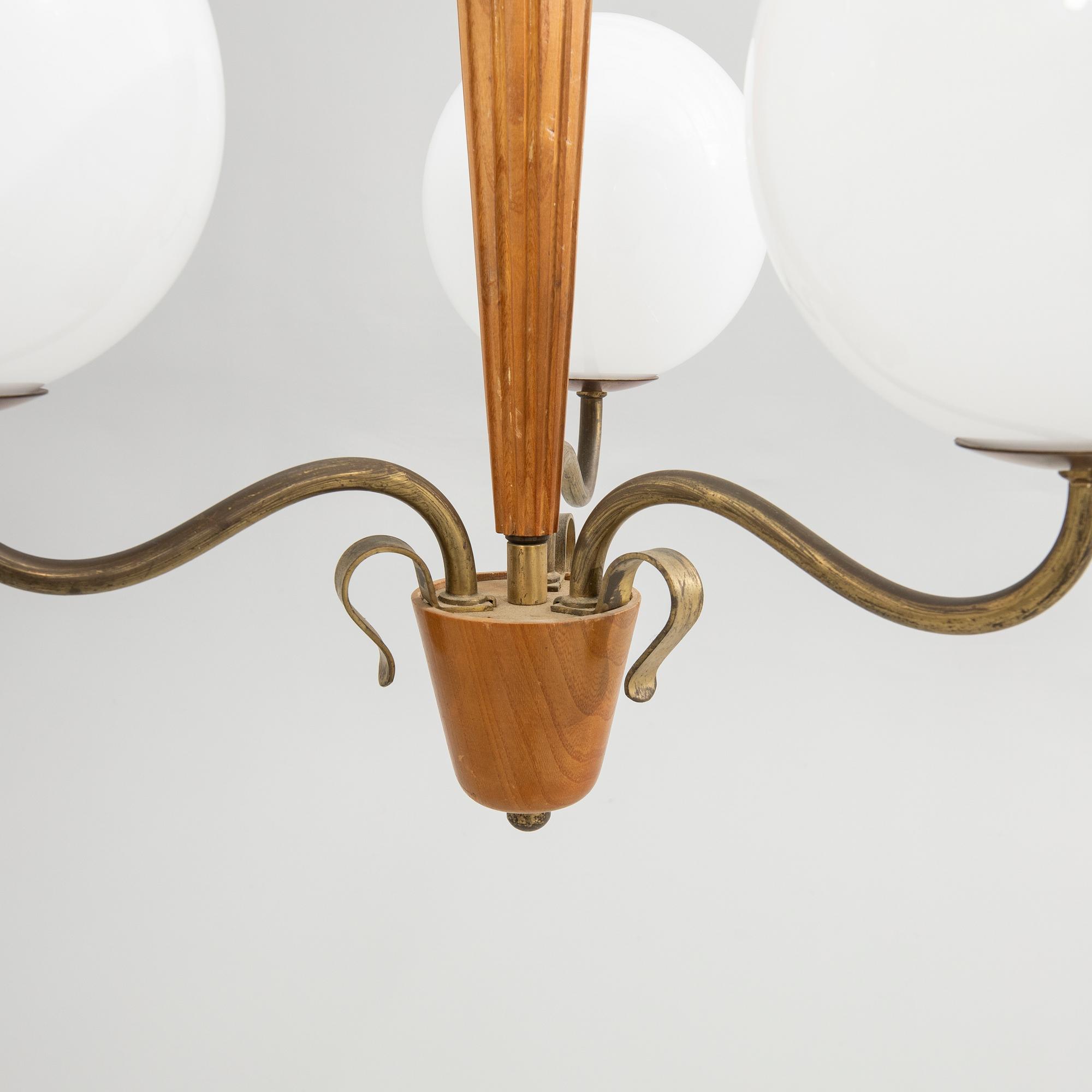 Ceiling fixture, 1950s.