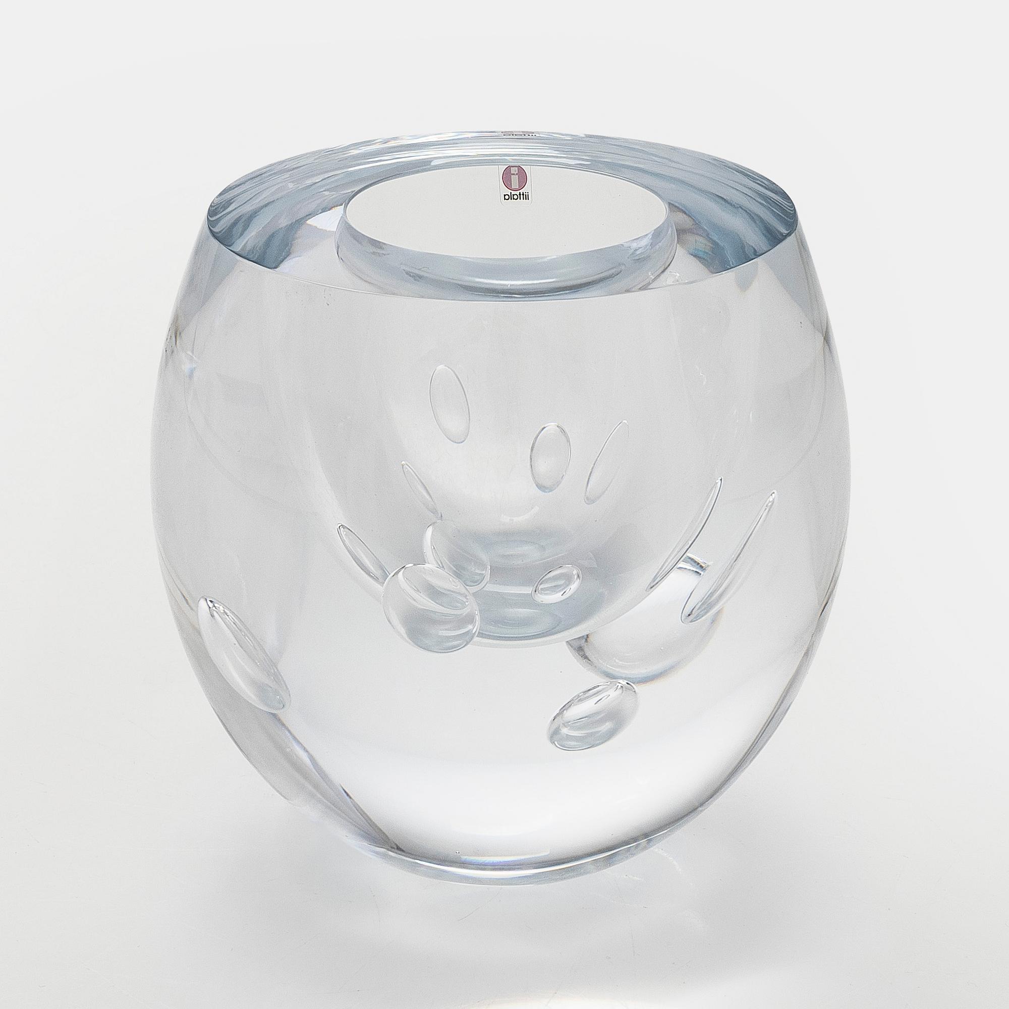 Timo Sarpaneva, glasskulptur, "Claritas", signerad Timo Sarpaneva Iittala 2007.