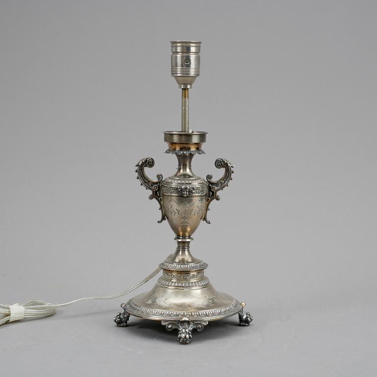 LAMPFOT, silver, Gustaf Möllenborg.