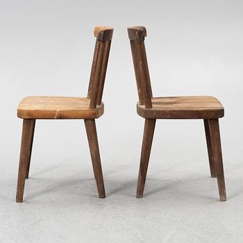 Axel Einar Hjorth, stolar, fyra stycken, "Utö", Nordiska Kompaniet, 1930-tal.