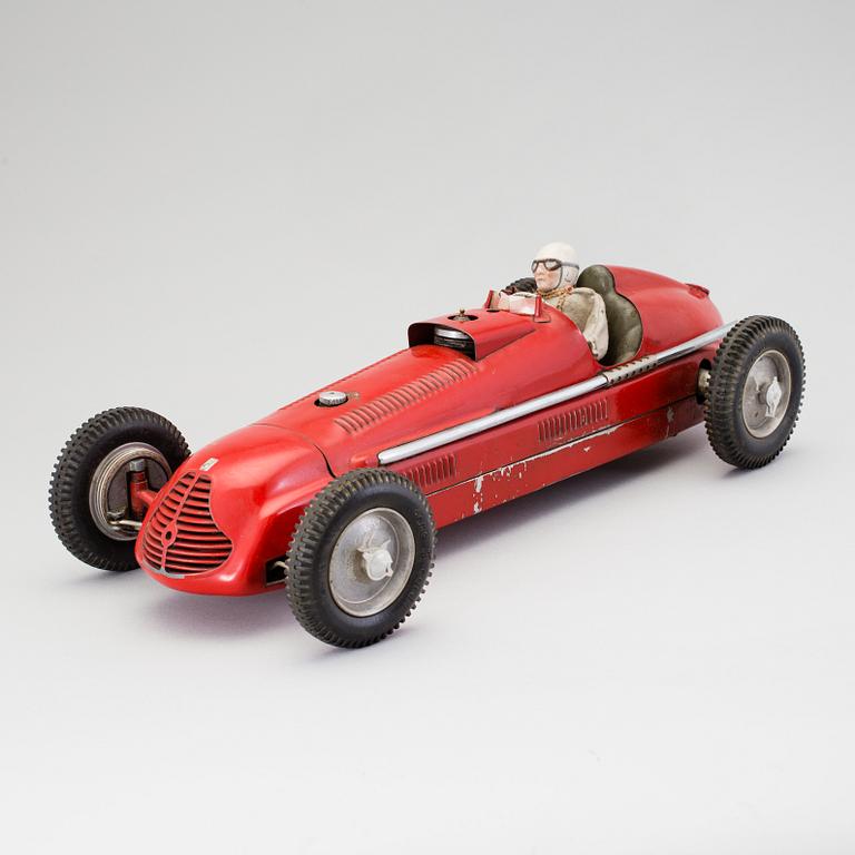 A gas powered tinplate Domo Maserati, Italy, ca 1948.
