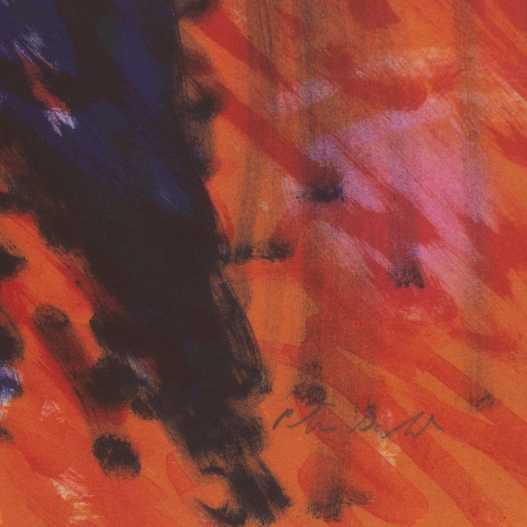 PETER DAHL, Color litograph, signed, E.A.