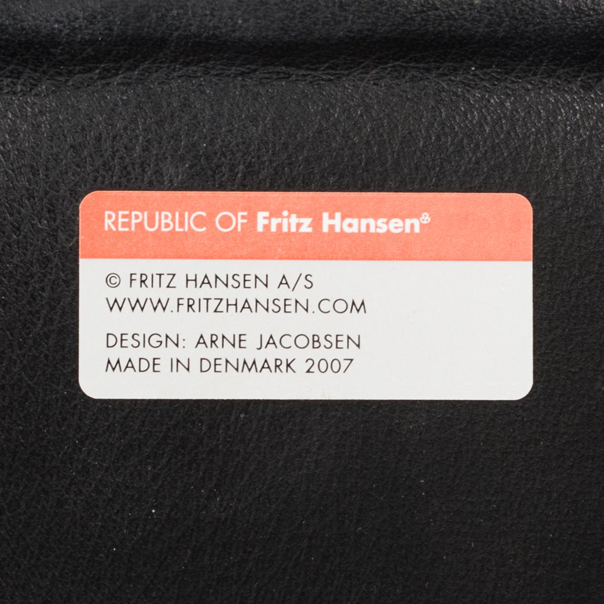 ARNE JACOBSEN, a set of 8 "Liljan/Måsen" armchairs for Fritz Hansen.