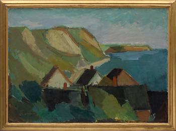 GUSTAV RUDBERG, olja på duk. Sign.