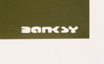 BANKSY, 12" EP with cover, DJDM (Danger Mouse), Laugh now / Keep it real, released 2008. Limited edition 0098/1000.