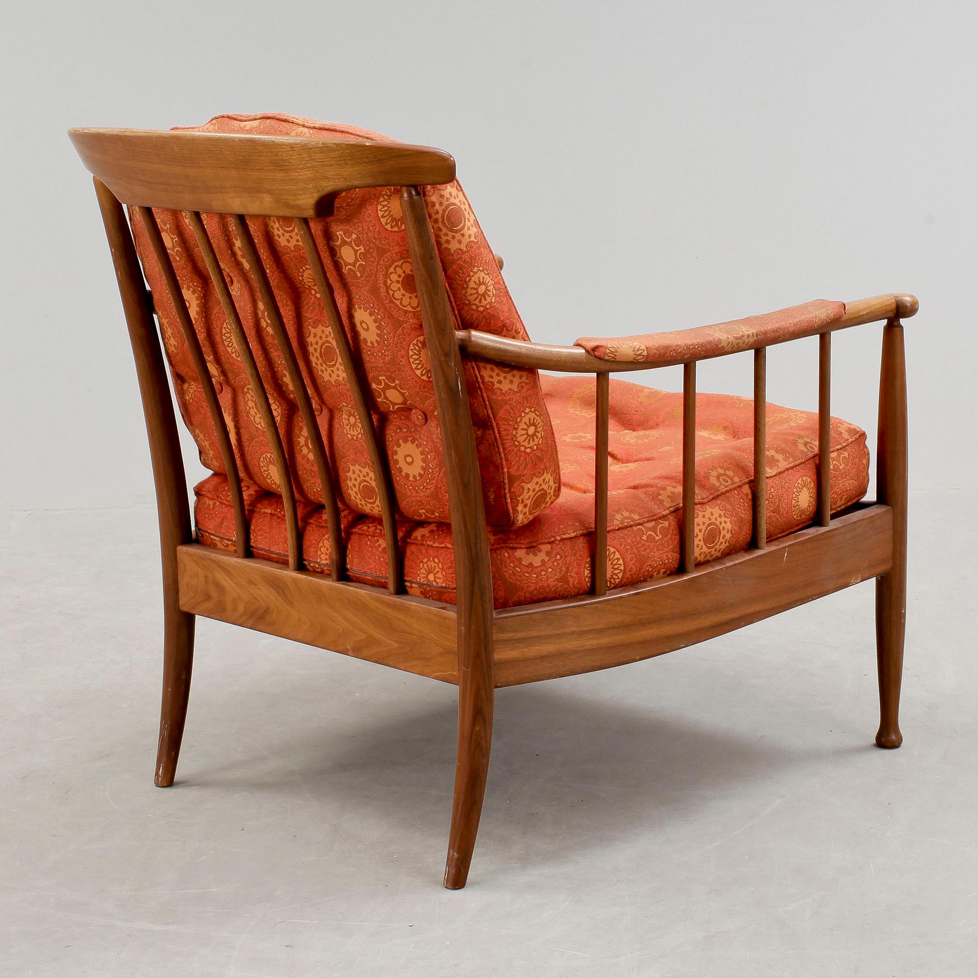 FÅTÖLJ, "Skrindan", Kerstin Hörlin-Holmquist, 1960-tal.