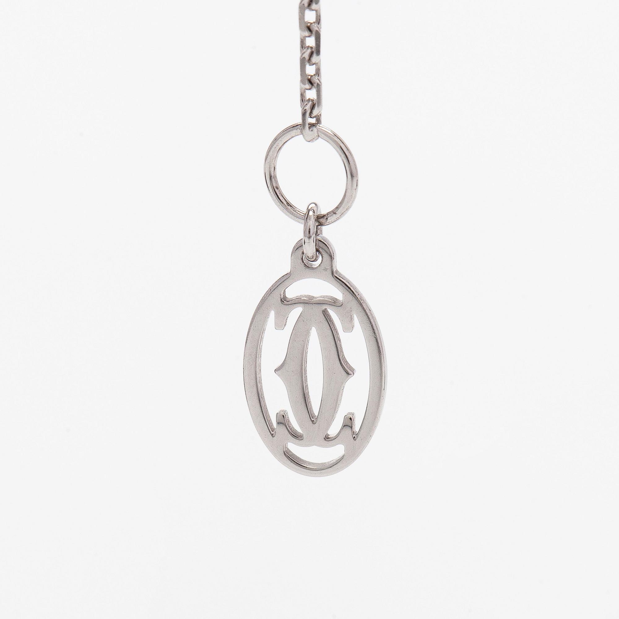 Cartier, halsband, "1895", 18K vitguld med briljantslipad diamant.