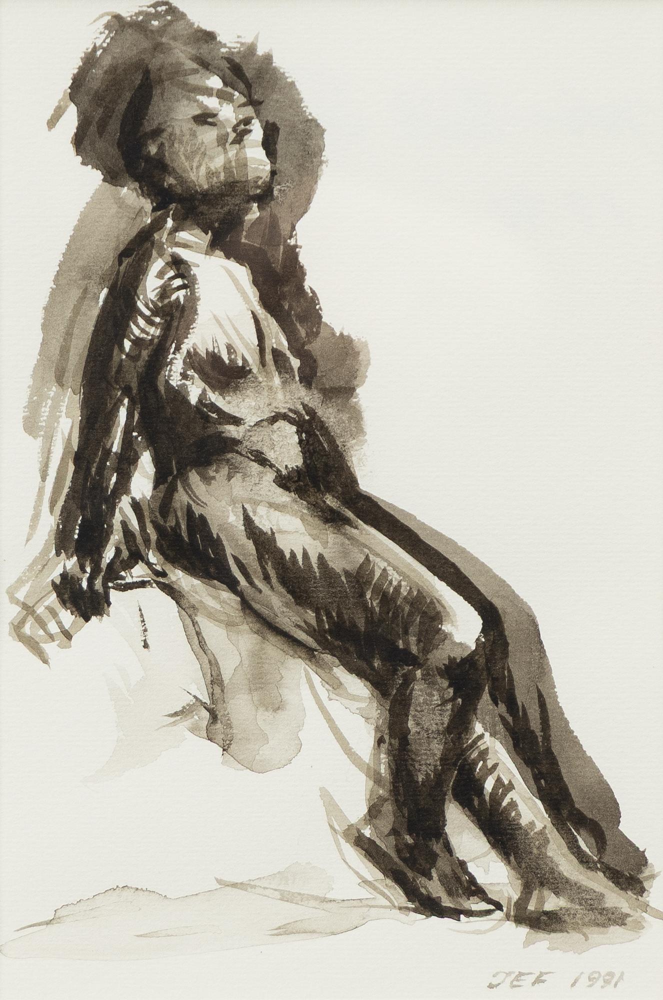 John-E Franzén, Model study.