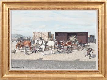 BRYNOLF WENNERBERG, olja på duk, signerad och daterad -90.