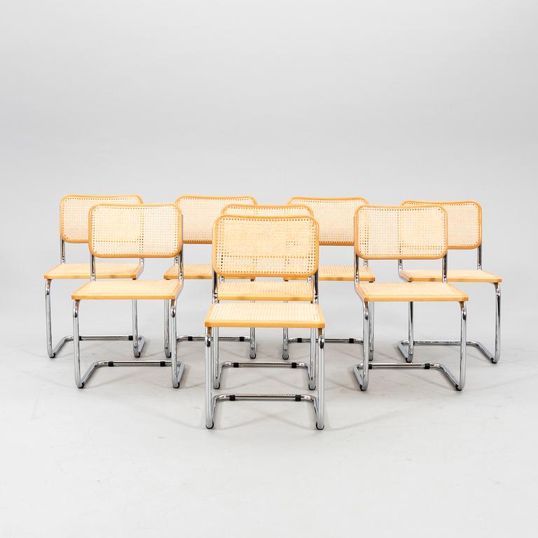 Chairs 8 pcs Italy late 20th century.