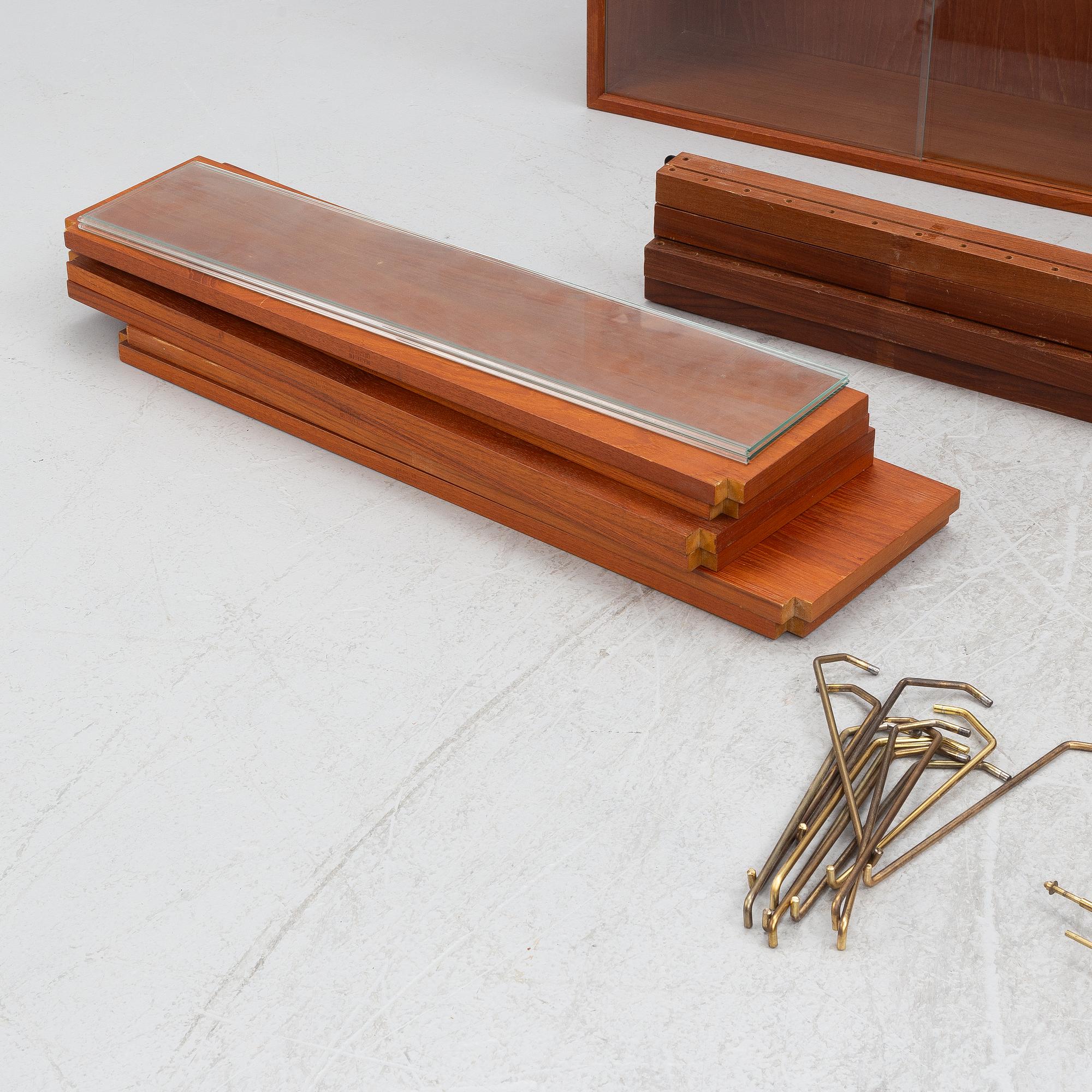 Poul Cadovius, shelving system, "Royal System", Denmark, second half of the 20th century.