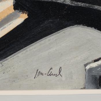 JOHN JON-AND, olja på papppannå, stämpelsignerad.