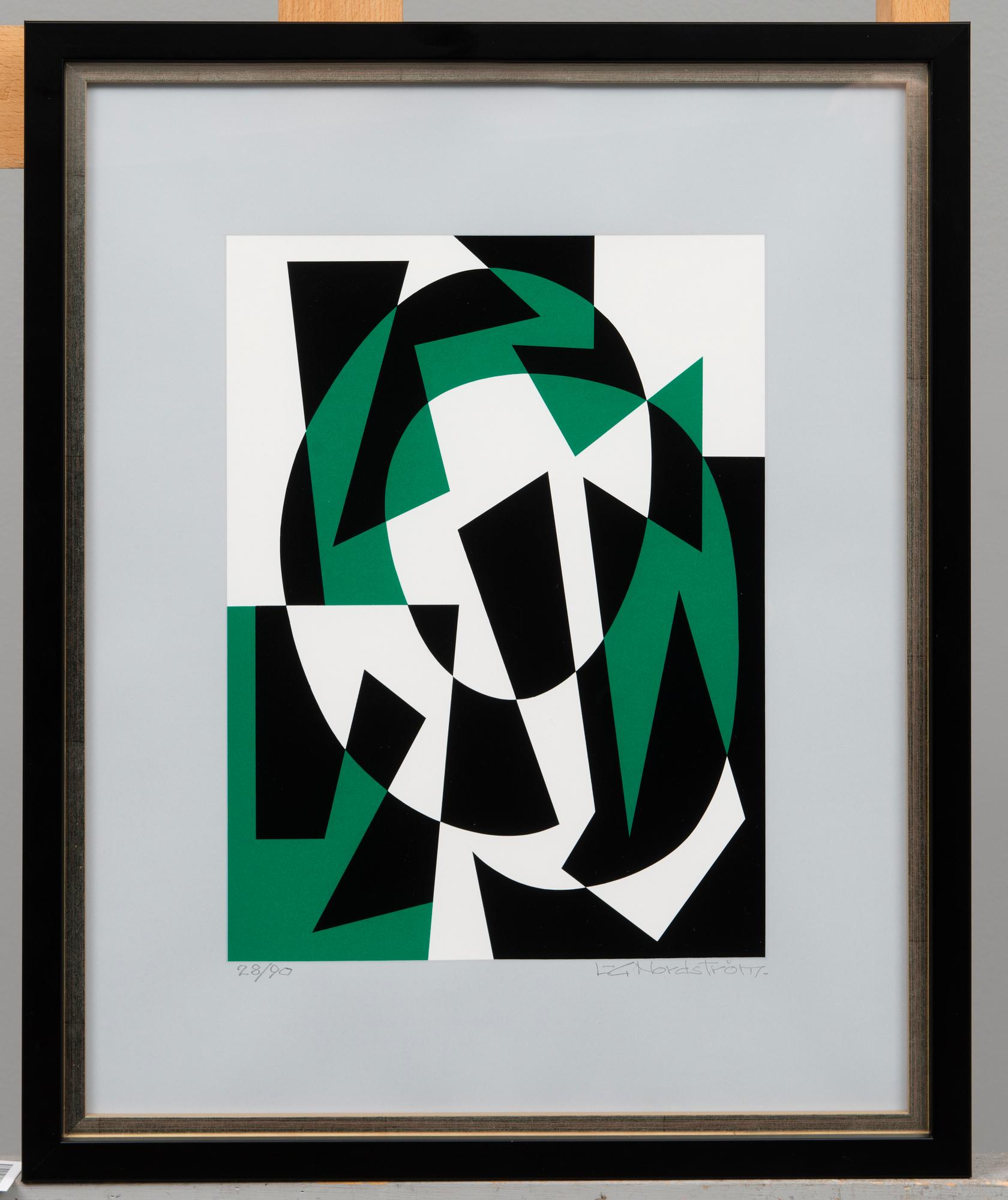 LARS-GUNNAR NORDSTRÖM, serigrafi, signerad och numrerad 28/90.