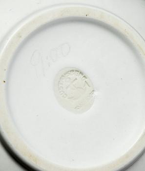 YTTERFODER samt VAS, 4 delar, stengods, "Våga", Wilhelm Kåge, Gustavsberg.