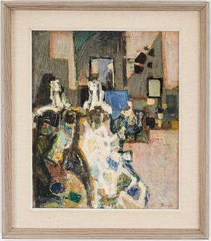 BIRGER BIRGER-ERICSSON, olja på pannå. Signerad.