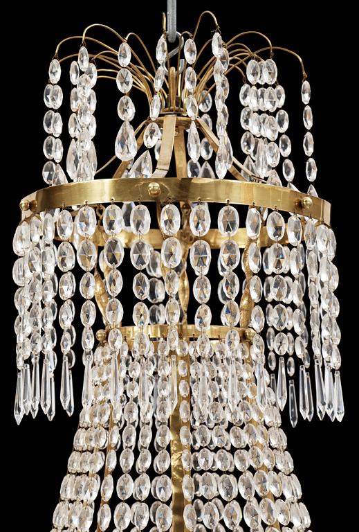 LJUSKRONA. Gustaviansk stil. H ca 116 cm.