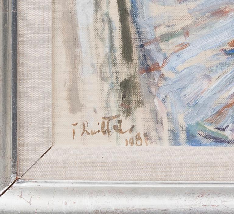 TAPANI RAITTILA, olja på pannå, signerad och daterad 1983.