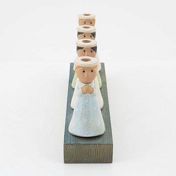 Lisa Larson, adventsljusstake, K-Studion Gustavsberg, signerad.