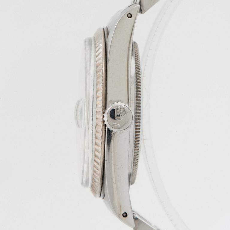 ROLEX, Datejust, "White Buckley Dial".