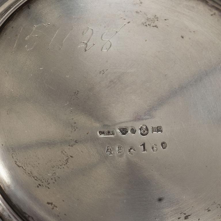 Vase, silver, CG Hallberg, Stockholm, 1929.