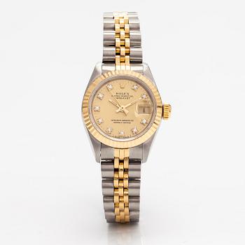 Rolex, Oyster perpetual, Datejust, armbandsur, 25 mm.
