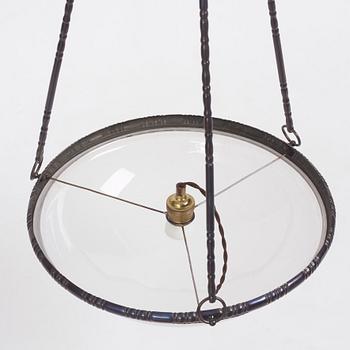 Harald Notini, ceiling lamp, model "5873", Arvid Böhlmarks Lampfabrik, 1920s.
