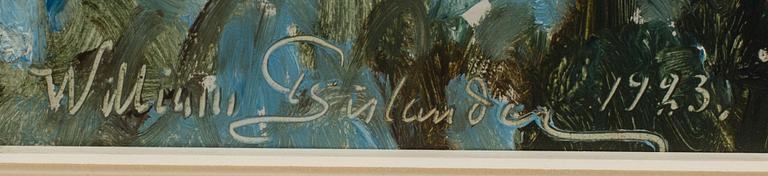 WILLIAM GISLANDER, signed.