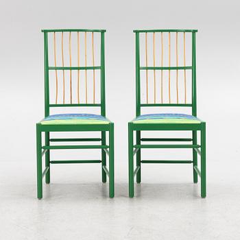 Josef Frank, stolar, ett par, model 2025, Firma Svenskt Tenn, formgiven 1925.