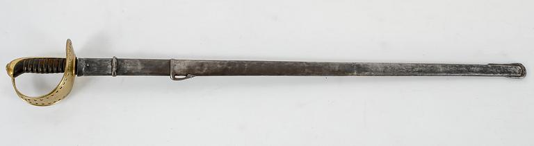 PALLASCH, för sergeant vid kavalleriet, m/1893. Tillverkad efter 1913.