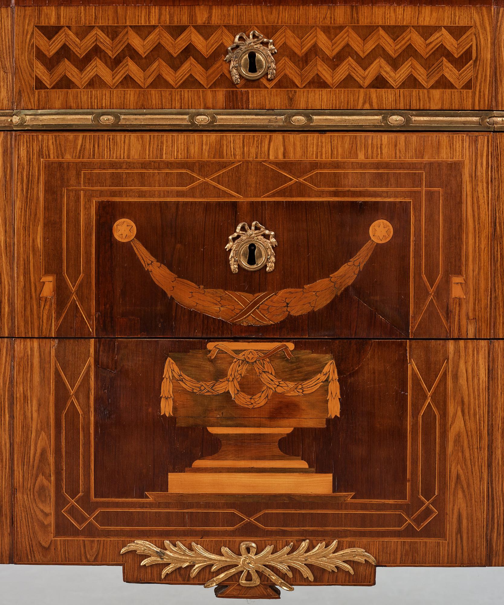 BYRÅ, av Anders Lundelius (mästare i Stockholm 1778-1823), 1780, Gustaviansk.