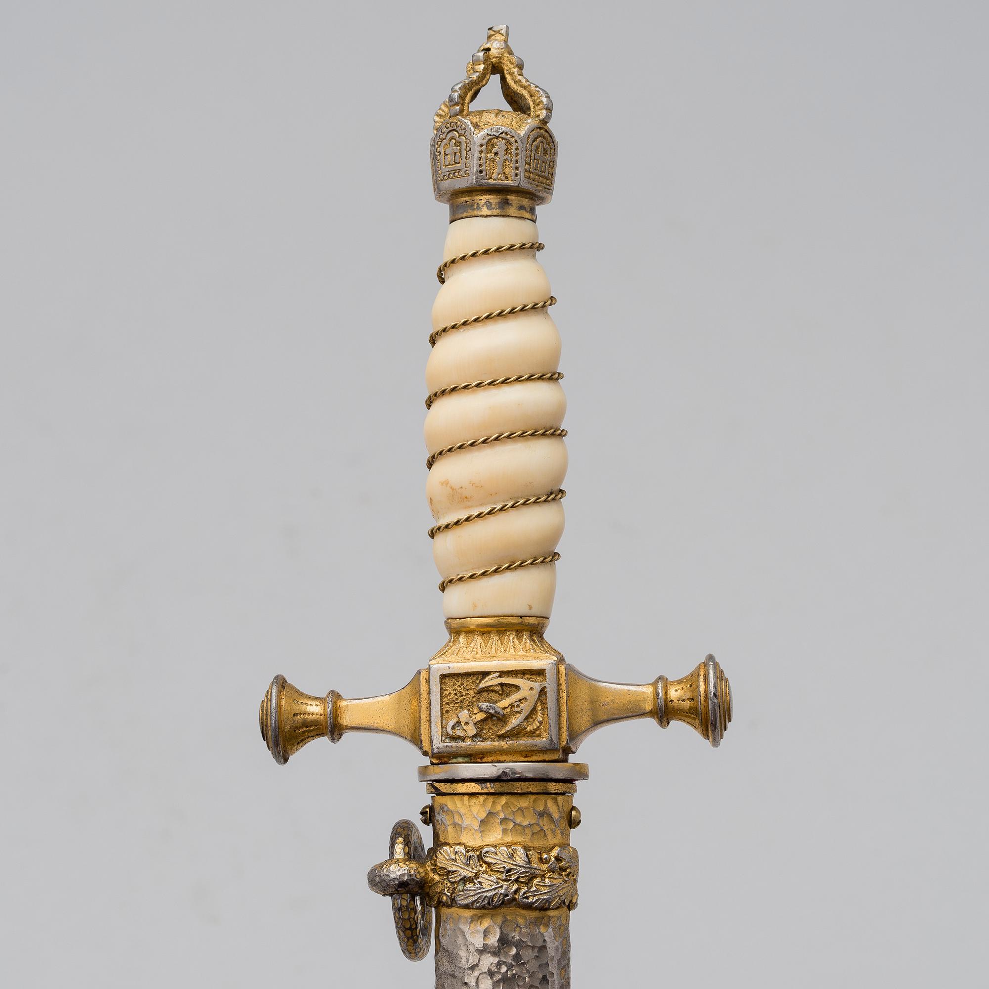A GERMAN NAVAL DIRK END OF 19TH CENTURY.