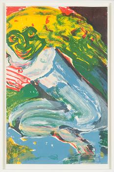 Bengt Lindström, lithograph in colours, signed and numbered 161/333.