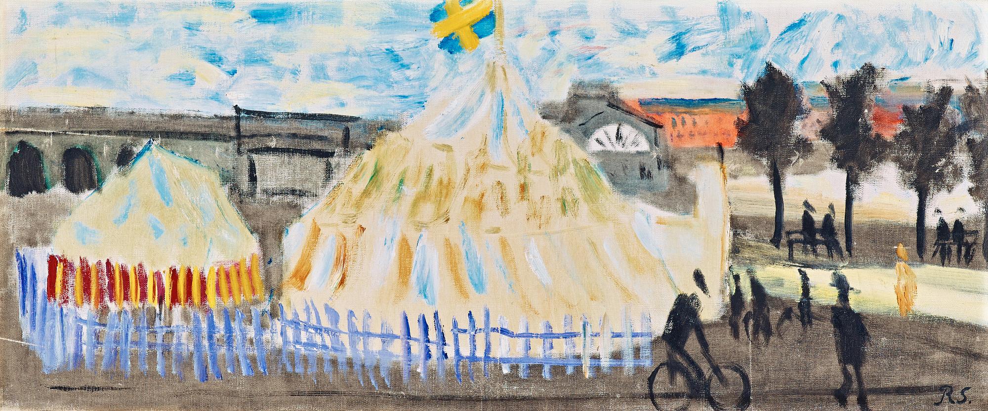 Ragnar Sandberg, Circus tent in Gothenburg.