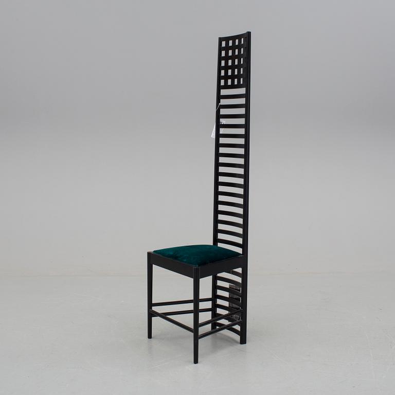 CHARLES RENNIE MACKINTOSH, stol, "Hill House 1", Cassina, Italien. Formgiven 1902.