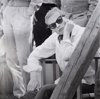 Per-Olow Anderson, "Anita Ekberg", 1956 during the Paramount production of "War and Peace".