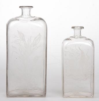 FLASKOR, 2 st, 1800- tal.