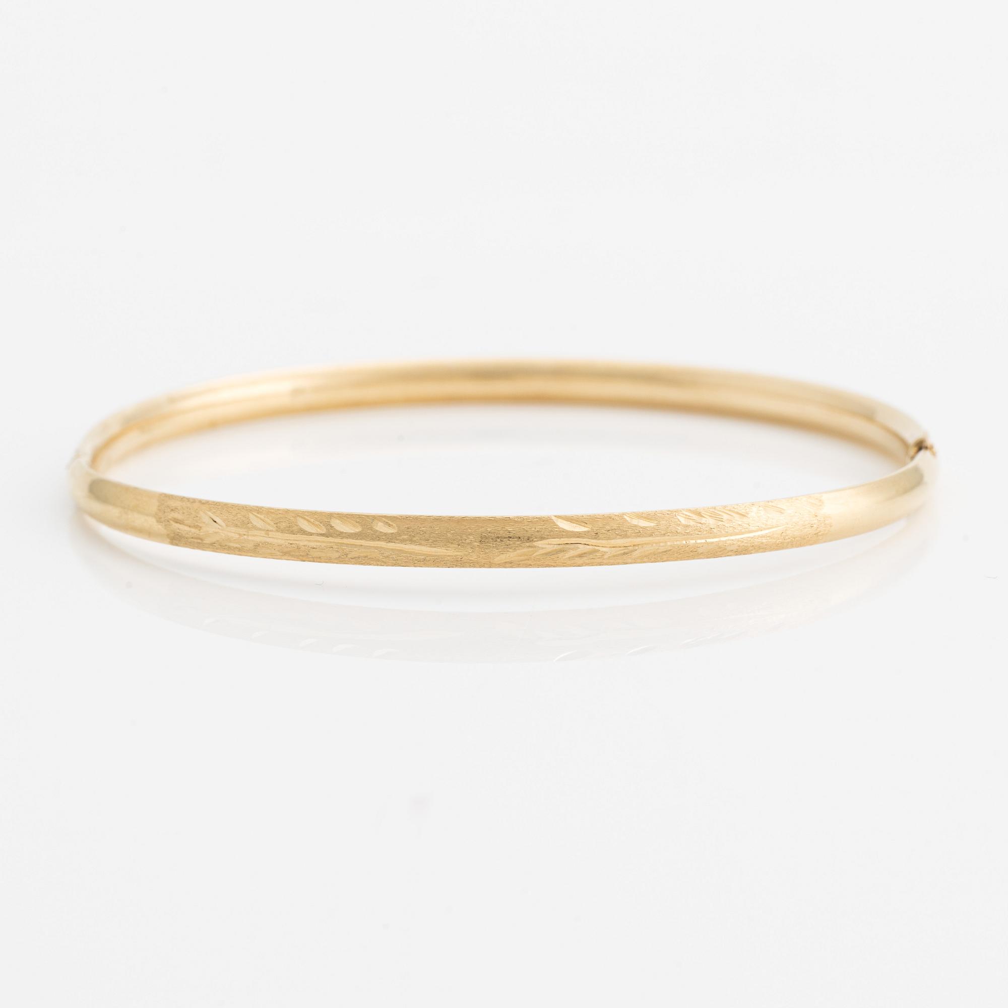 Armring, 18K guld, Italien.
