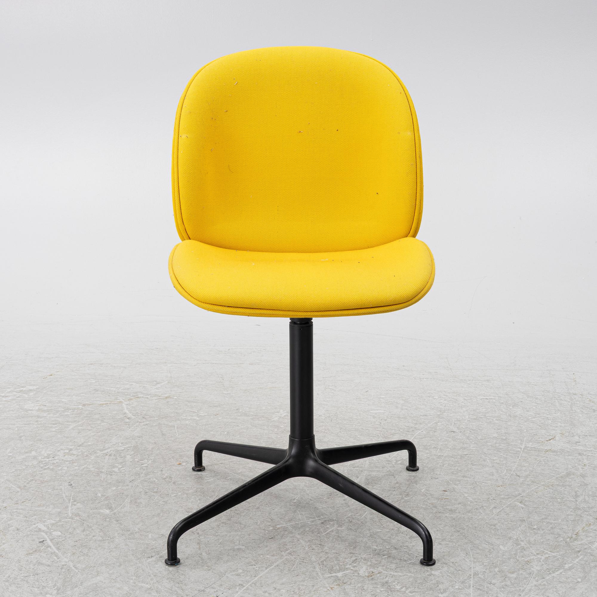 GamFratesi, kontorsstol, "Beetle Meeting Chair", Gubi, Danmark.