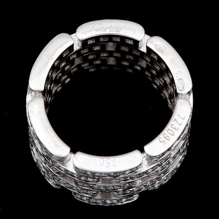 CARTIER, ring, briljantslipade diamanter, tot. ca 2.40 ct.