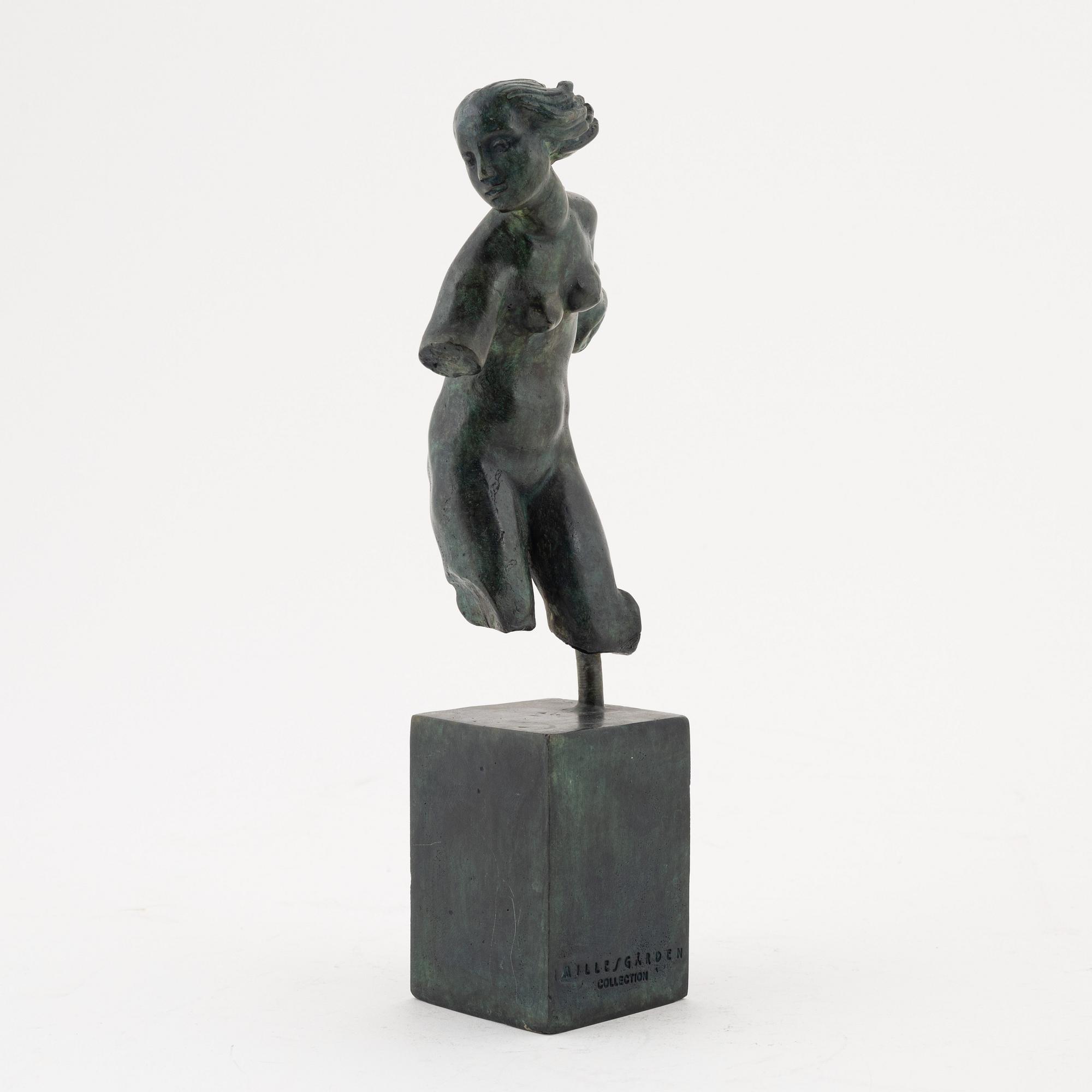 Carl Milles, after, a bronze sculpture.